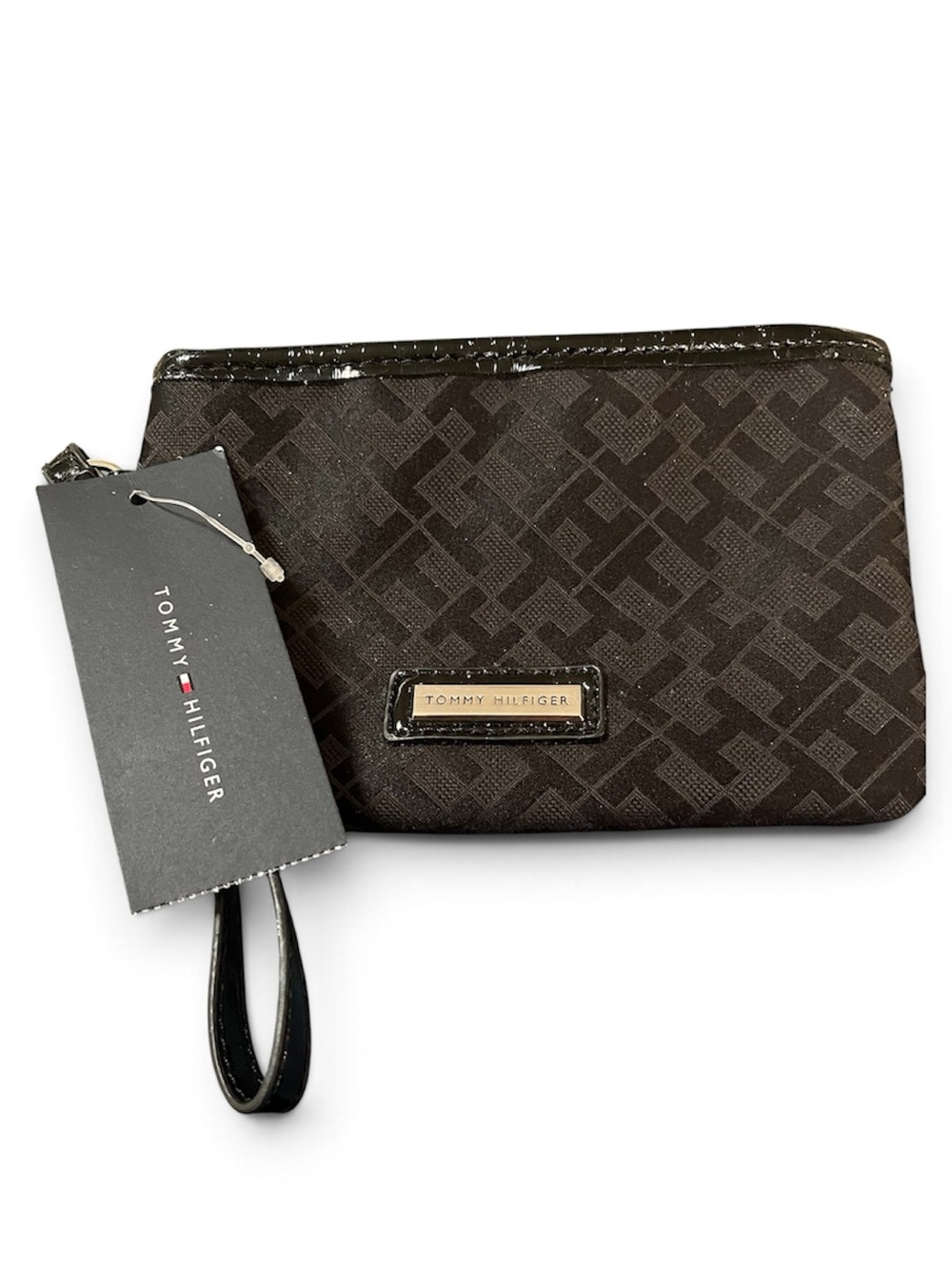Tommy Hilfiger Navy and Black Logo Shoulder Pouch